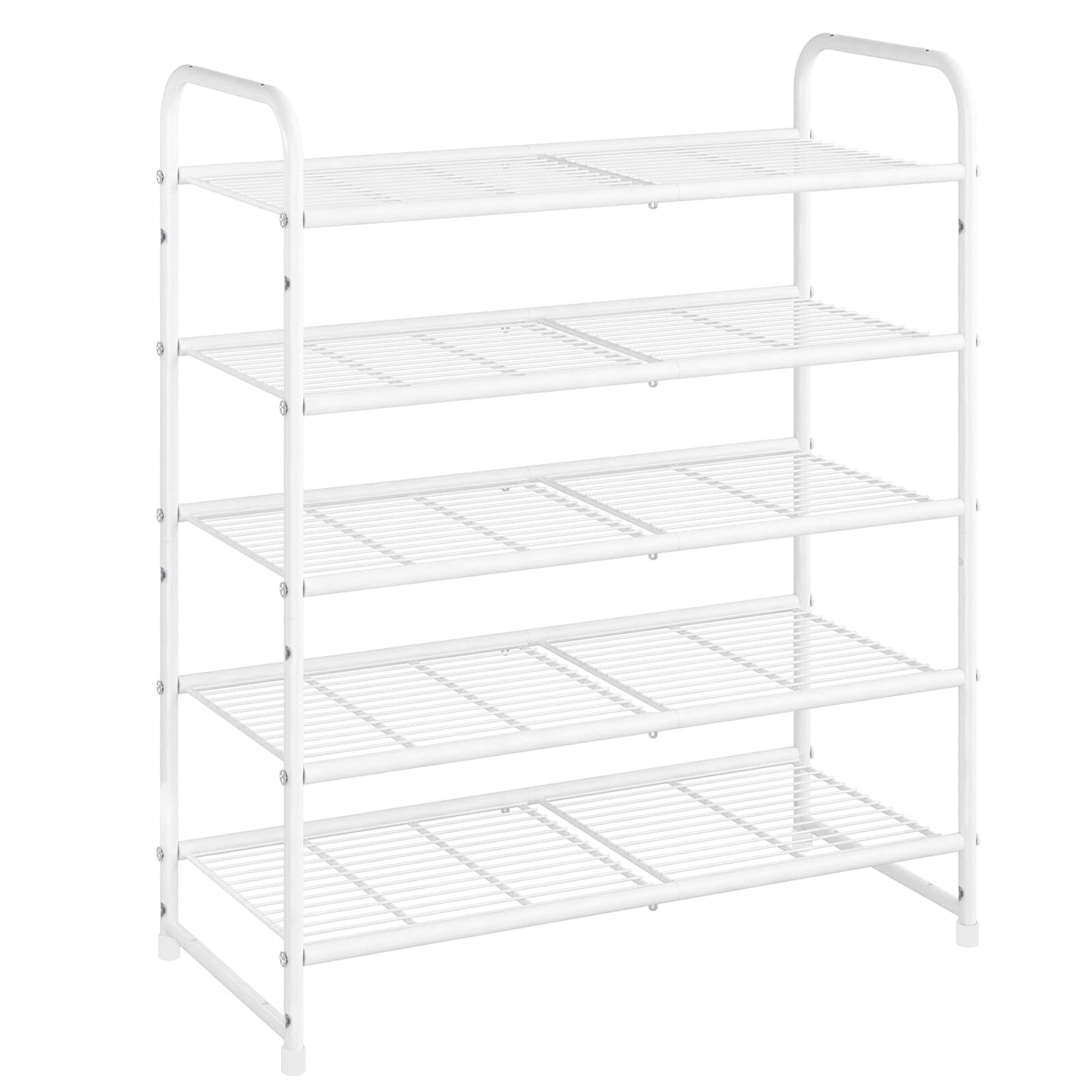 Simple Trending 5-Tier Stackable Shoe Rack, Expandable