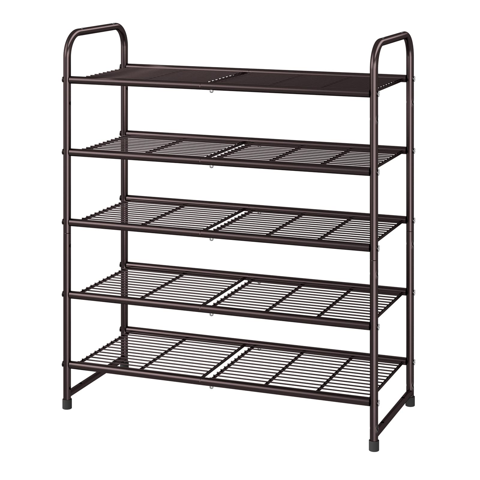 Simple Trending Rack Simple Trending 5-Tier Stackable Shoe Rack, Expandable & Adjustable Sh