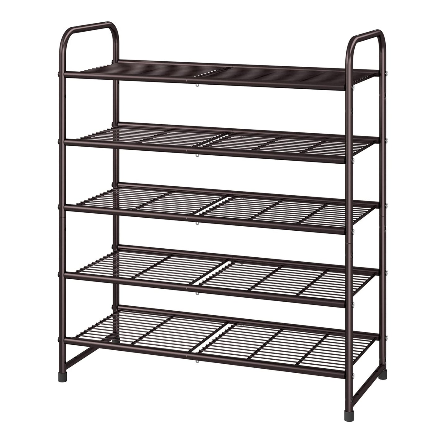Simple Trending 3-Tier Stackable Wire Shelving Unit Storage Rack,  Expandable & Adjustable Kitchen Storage Cabinet Shelf Organizer, Black