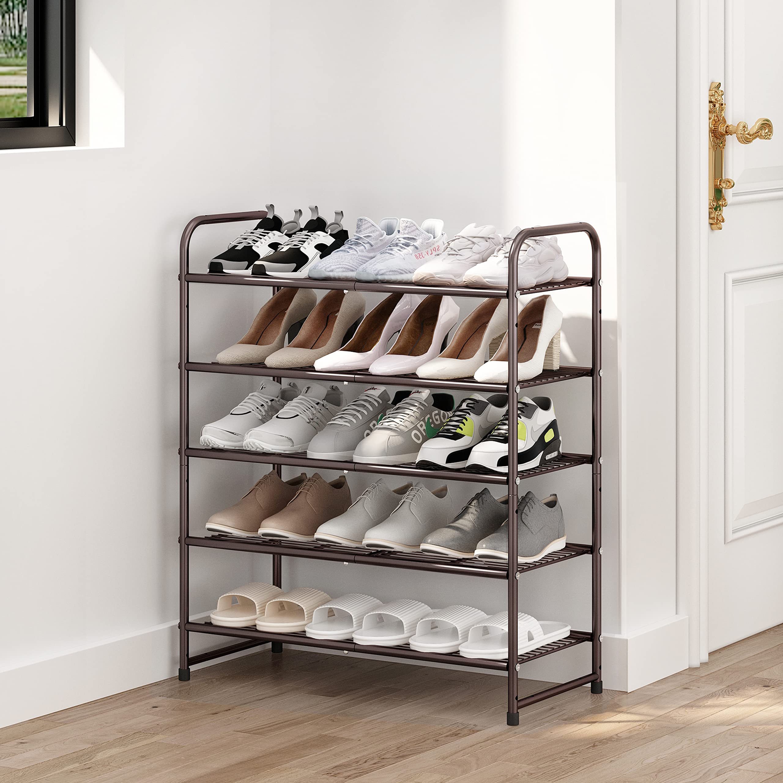 Simple Trending cheapest 3-Tier Stackable Shoe Rack Expandable & Adjustable